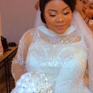 White wedding gown size 14